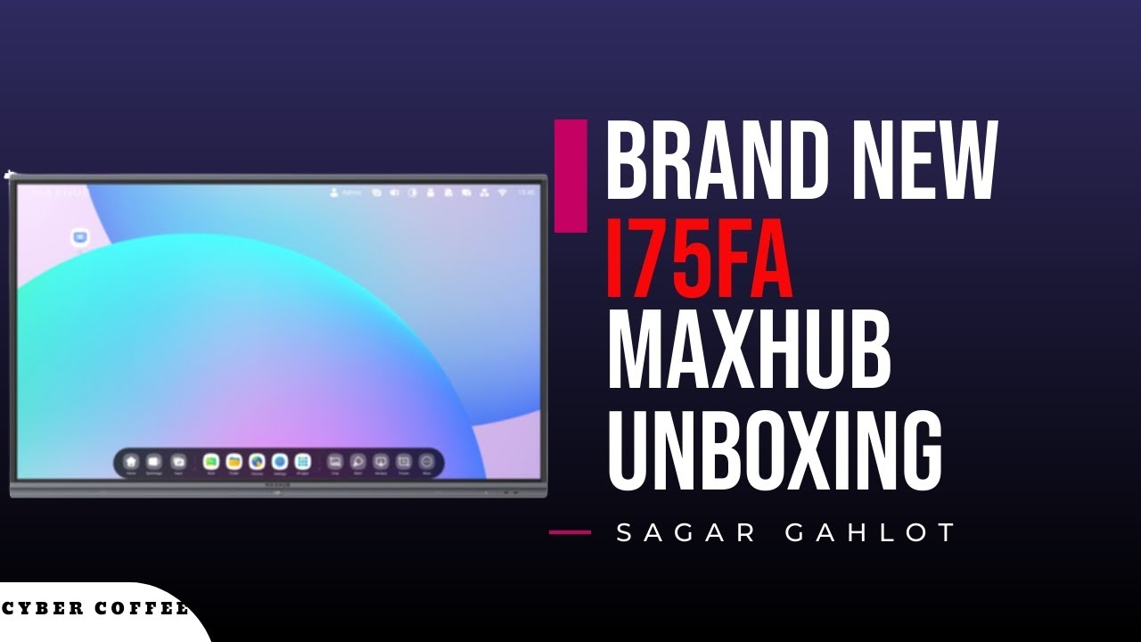 MAXHUB interactiveflatpanel | DIGITAL BOARD | unboxing | KAISE INSTALL KRE | 75 INCH PANEL |