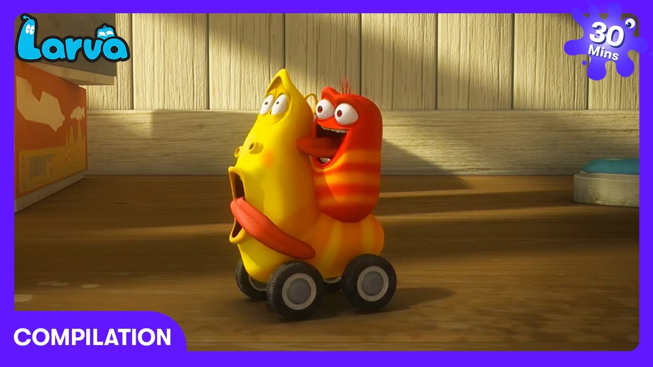 Larva - Course de voitures folle ! | Dessins Animés | WildBrain Garage à Gadgets
