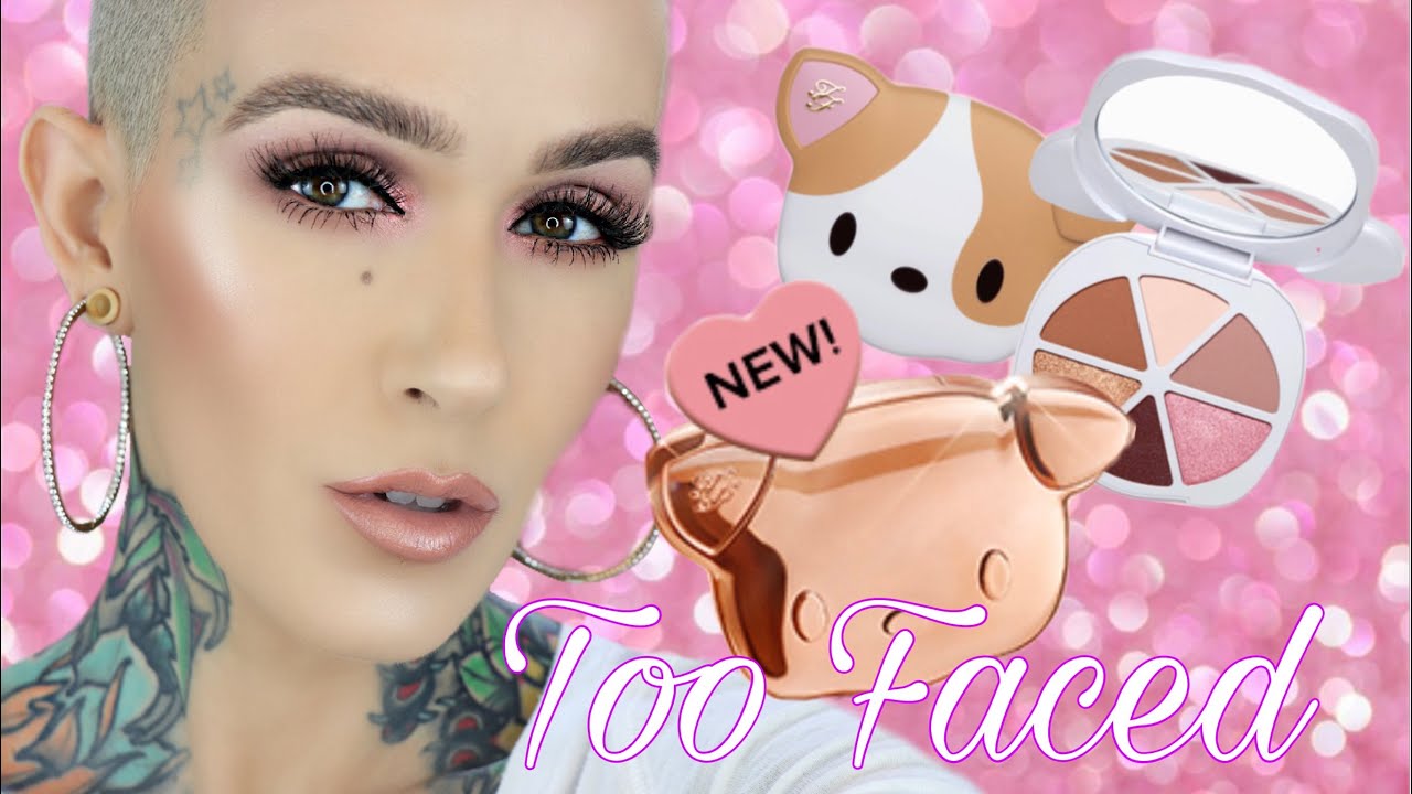 TOO FACED Glowver Puppy Love Highlighter  & Pretty Puppy Palette Overview & Tutorial
