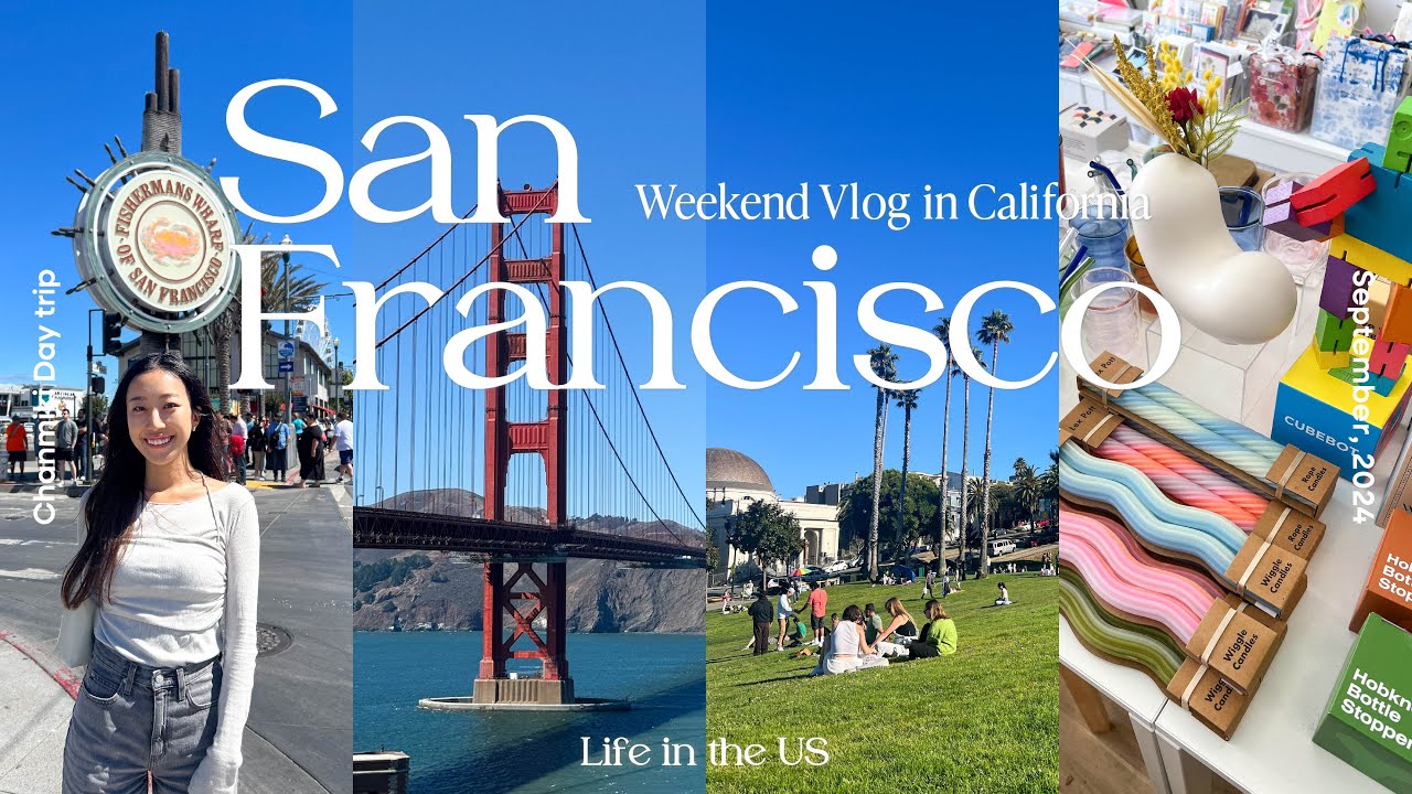 サンフランシスコVlog🇺🇸 | アメリカ生活 駐在妻 | 雑貨巡り ランチ 街歩き 定番スポット観光 | Fisherman's Wharf Pier39 WAYMO | San Francisco