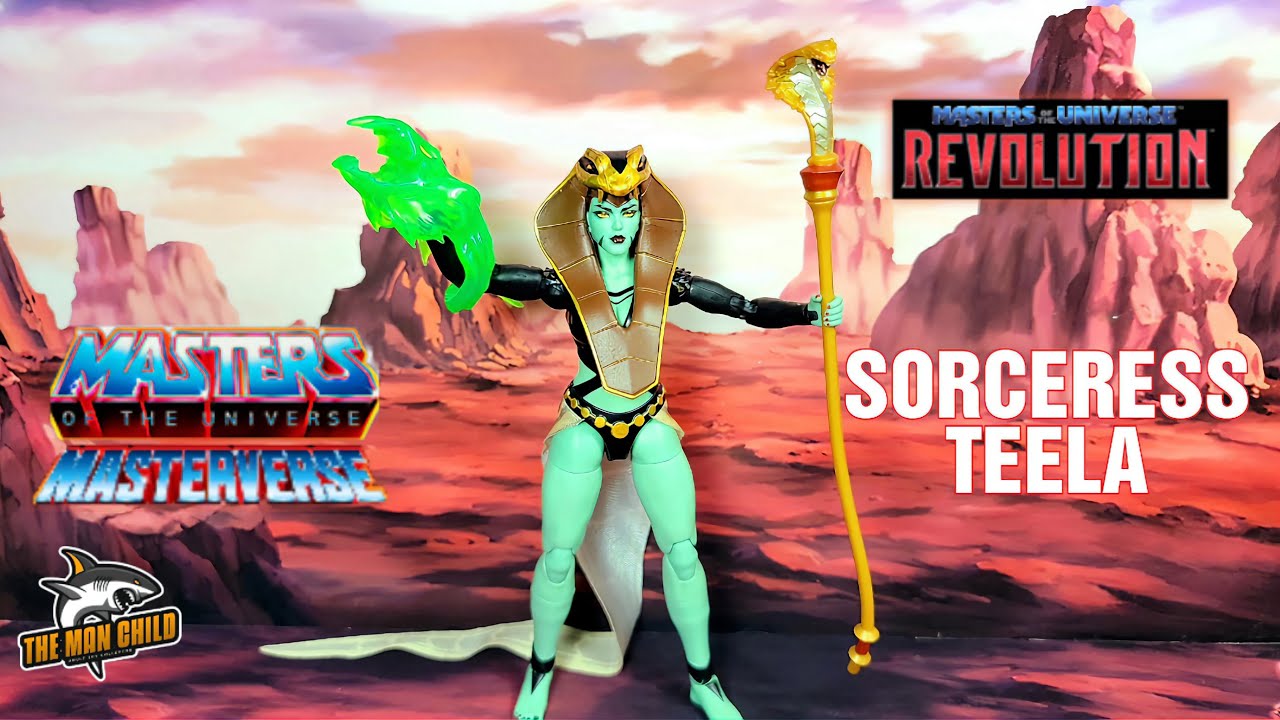 MOTU Masterverse Revolution SORCERESS TEELA Figure Review!