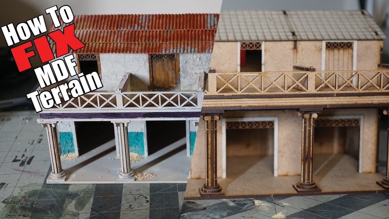 Making an MDF Kit into Table-Ready Terrain!