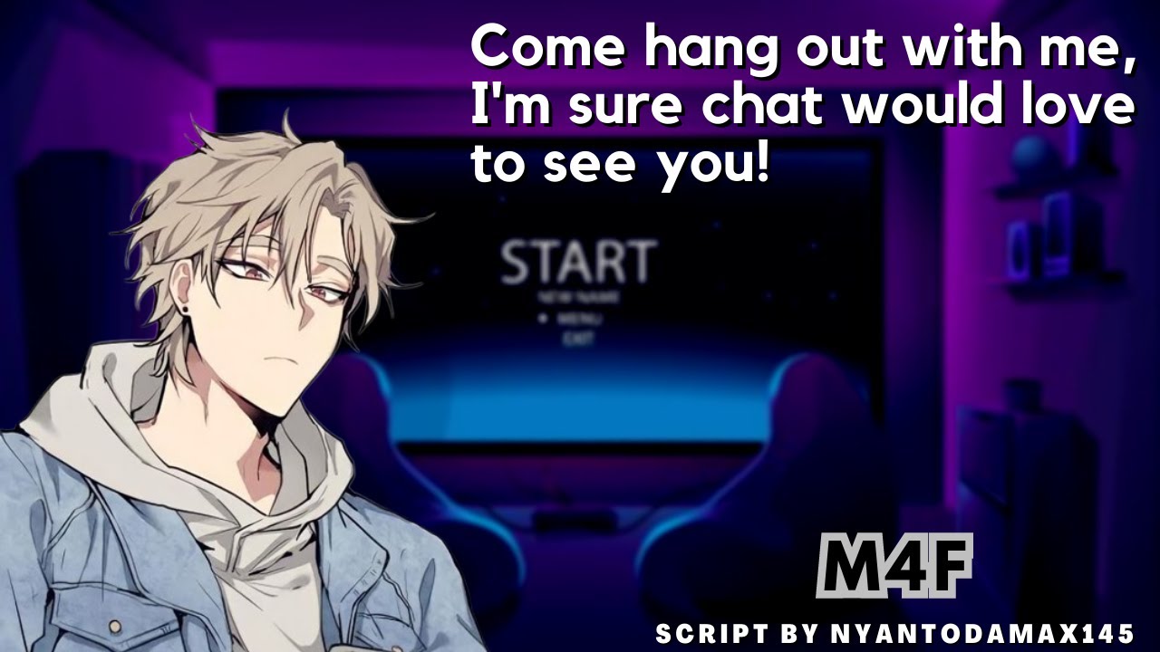 ASMR | Your streamer boyfriends chat adores you(Established relationship) (Boyfriend roleplay) (M4F)
