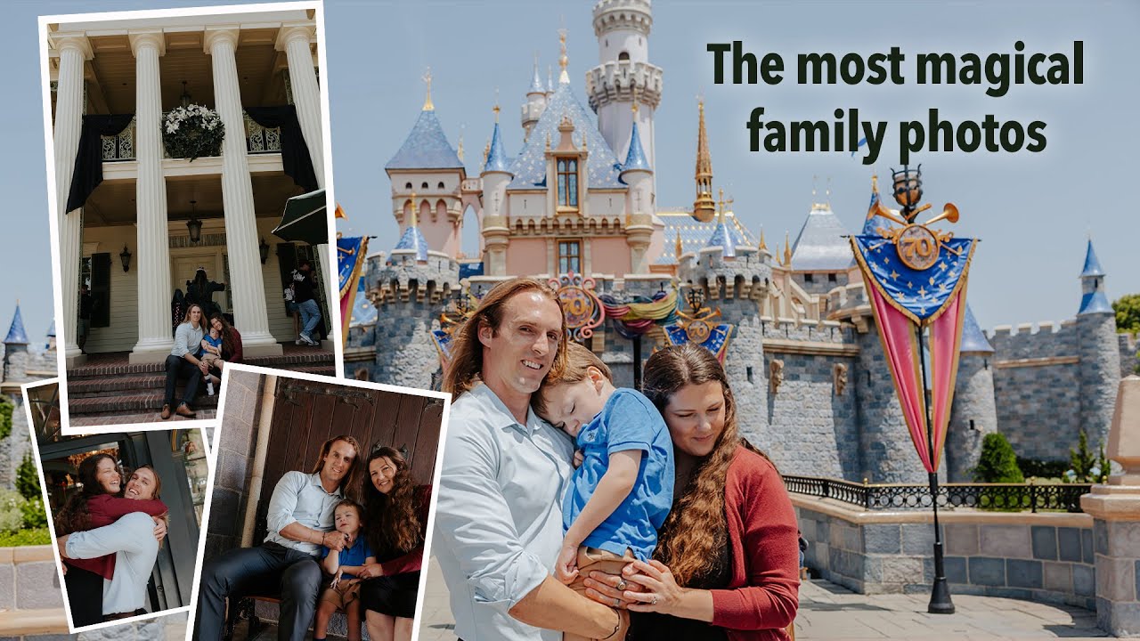 Finding the BEST family photo spots at Disneyland! ✨ 10-yr anniversary trip
