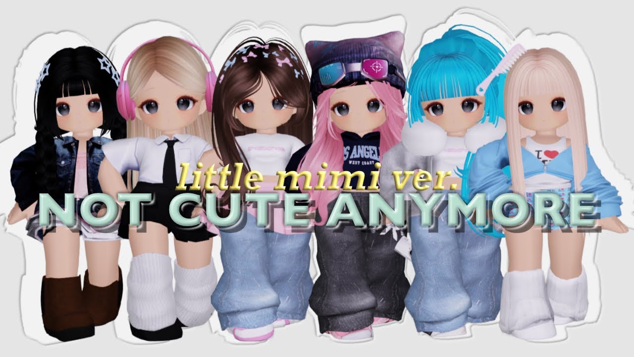 not cute anymore (little mimi ver.) outfits with codes | kpop inspired
