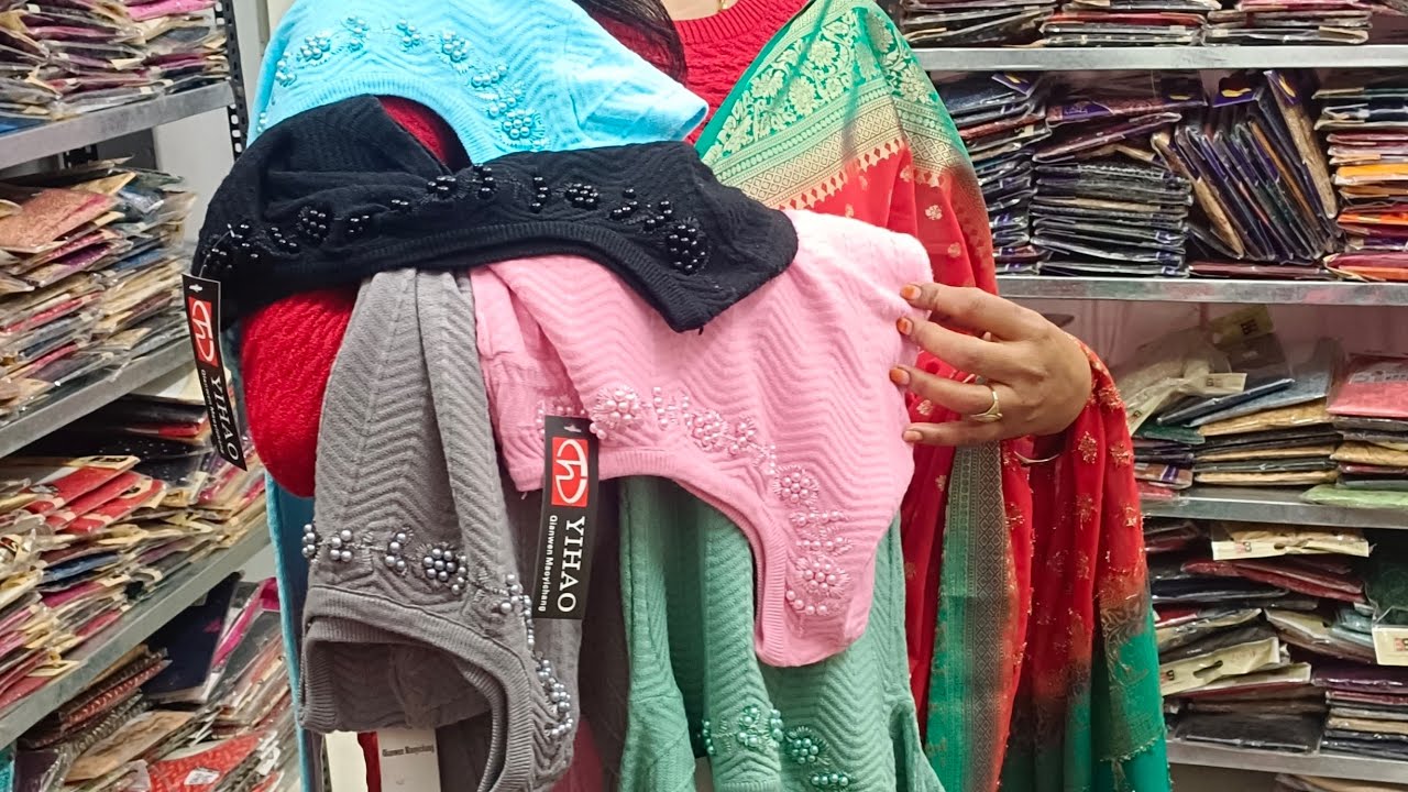 stylish winter saree inner contact no. 9630042296 #wollen blouse