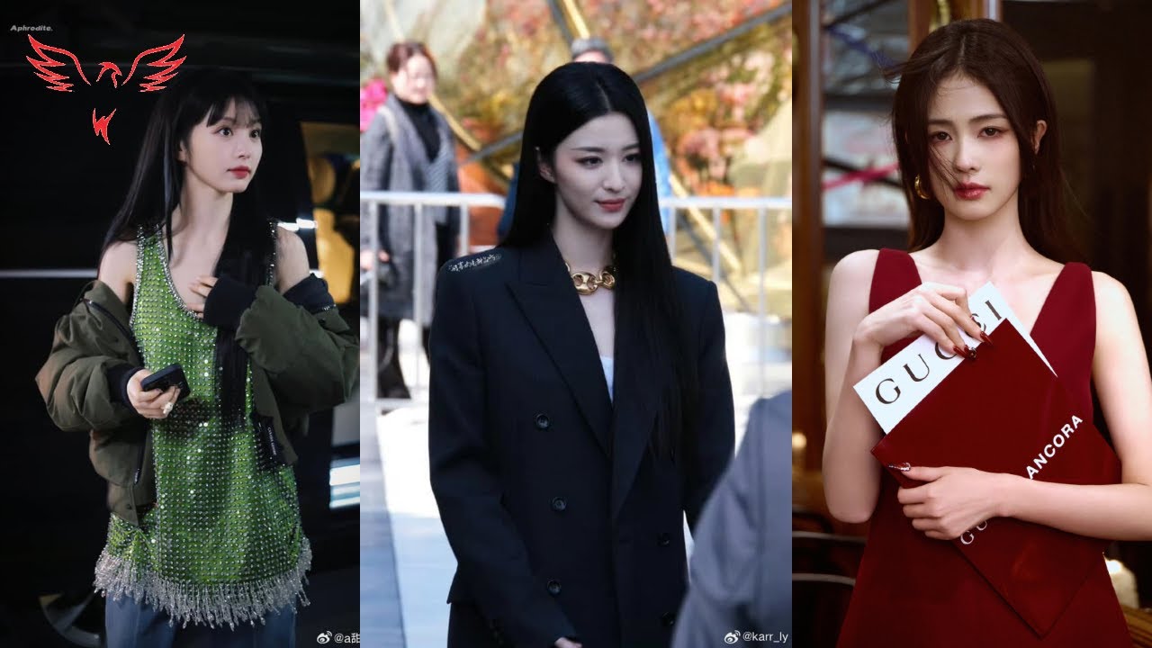 Gucci晚宴图发布 白鹿新造型揭晓，王楚然改头换面，网友：大家的视觉派对都美#bailu #wangchuran #tianxiwei