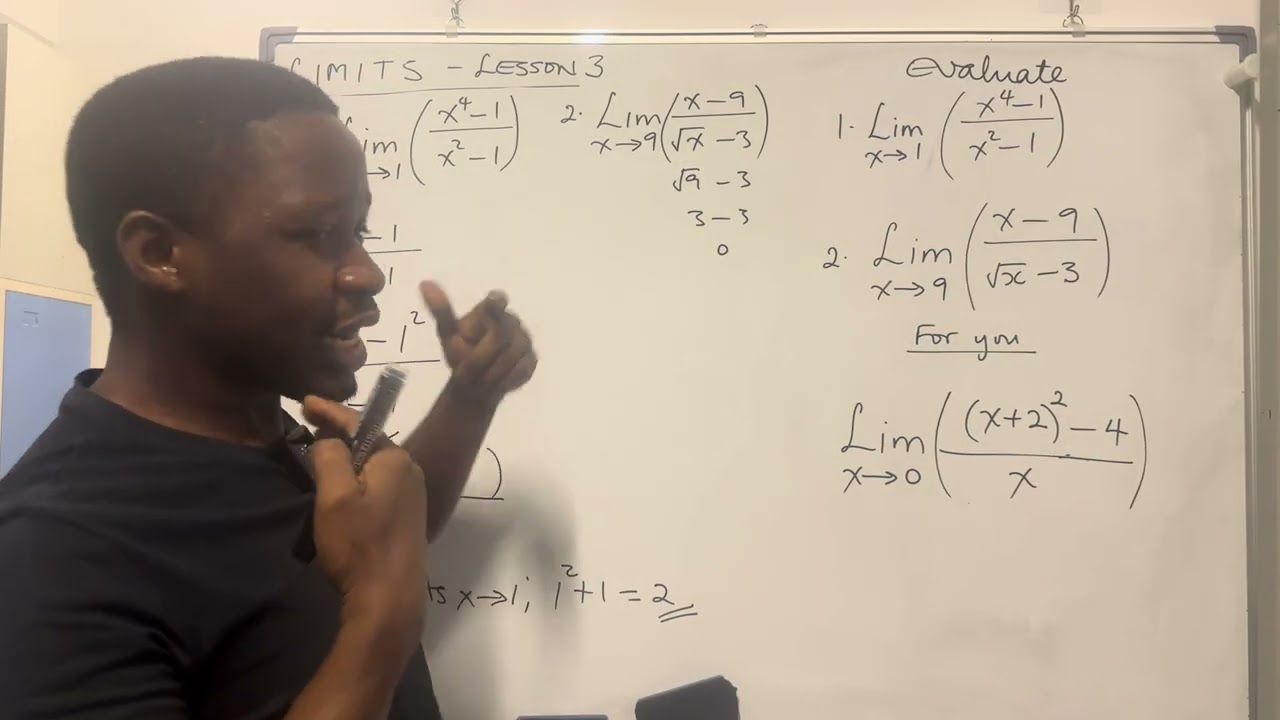 Limits of Functions : Lesson 3