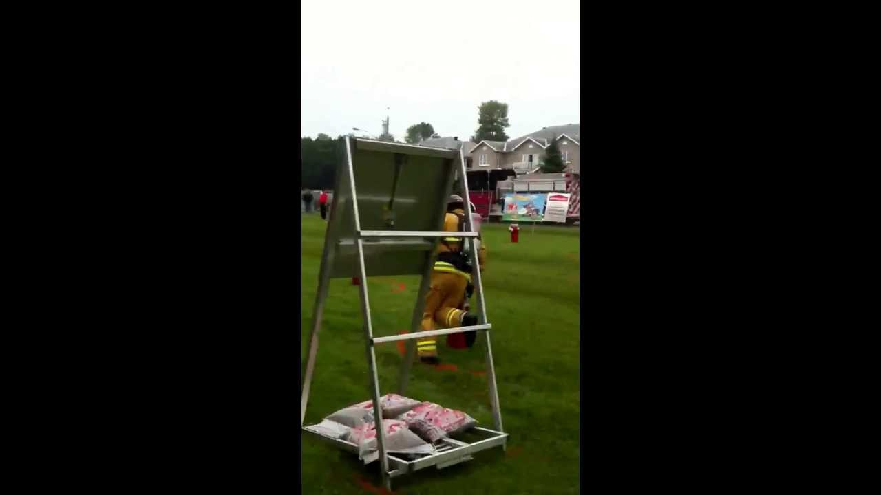 Jimmy Ivanski, at Embrun Firefighter Combat Challenge 2013, 3rd place
