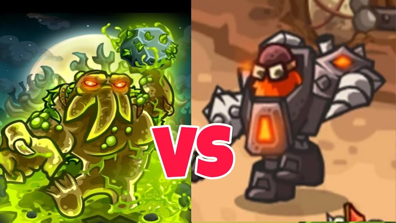 Kingdom Rush Vengeance / Swamp Thing Vs Mecha Dwarf Mk.9