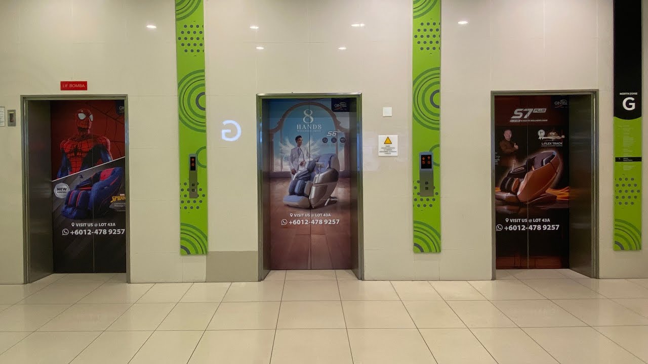 Mitsubishi GPS-III Elevators at Queensbay Mall North Zone (Main) in Bayan Lepas Penang MY (L14-16)