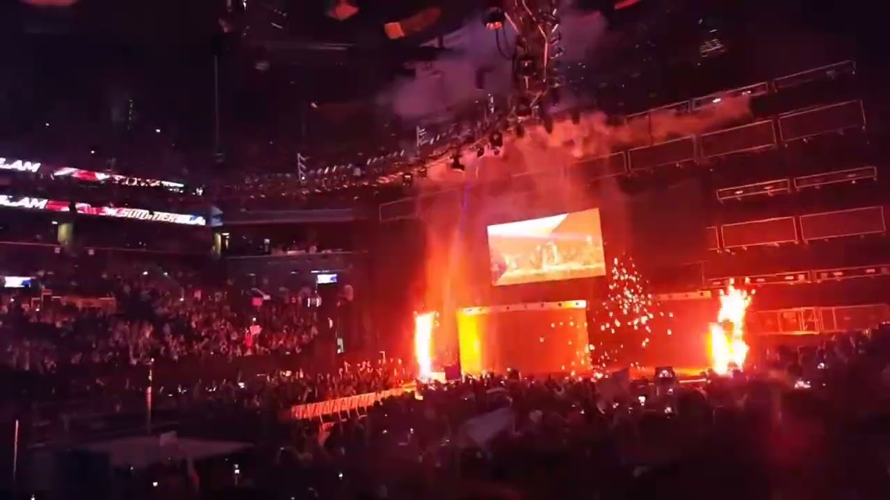 WWE Summer Slam 2016 Pyro