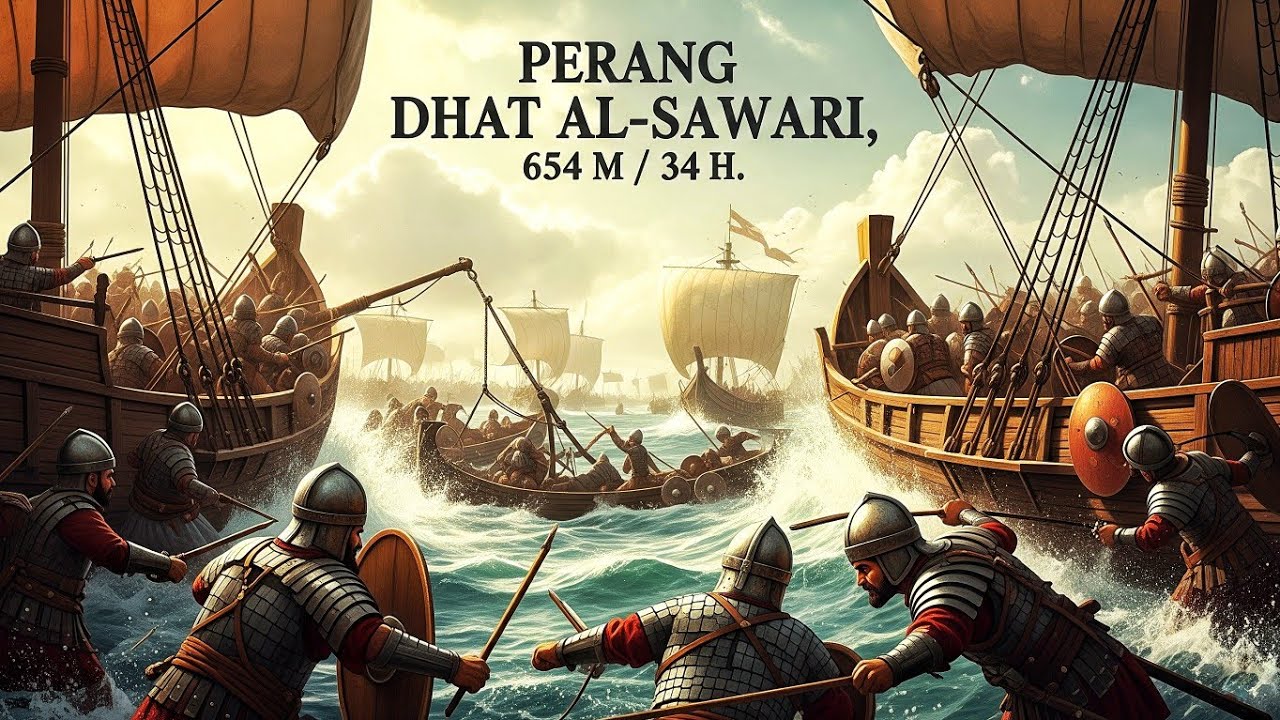 Armada Laut Pertama Muslim - Perang Dzatush Shawari / Tiang Kapal