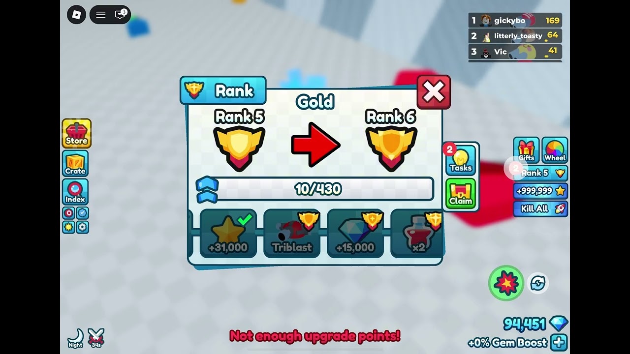 Grinding in tank game 