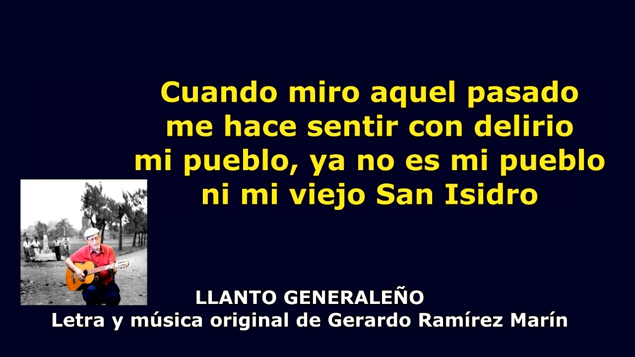 Llanto Generaleño  / Gerardo  Ramírez