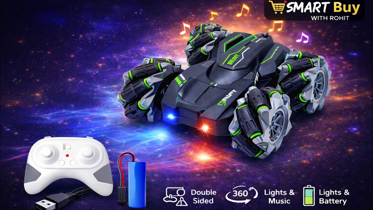 Best RC Drift Stunt Car for Kids | 360° Spin & Fun 🚗🔥#car #drift #monster #viral