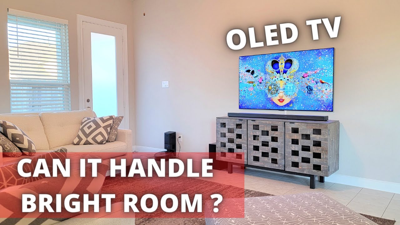 OLED TV performance in bright living room and tips to avoid reflections