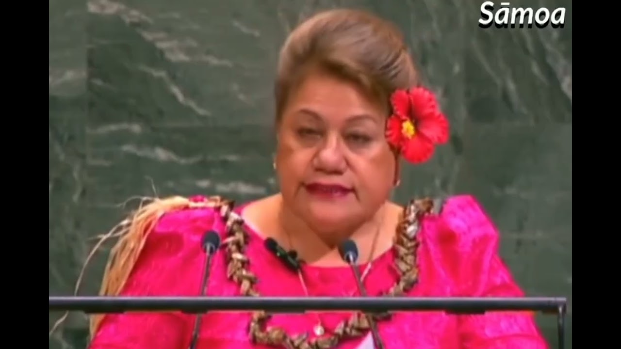 Kota male Faleo'o - Hon Deputy Prime Minister of Samoa, Mulipola Anarosa Ale Molio'o.
