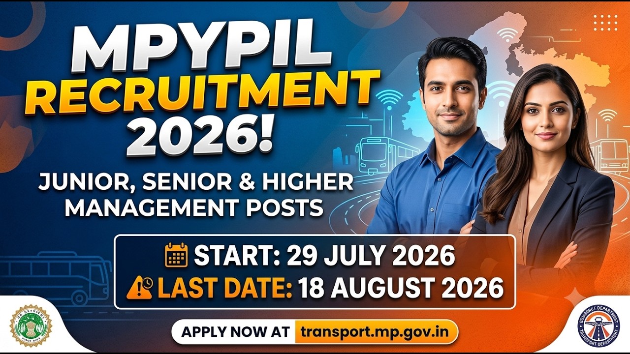 MPYPIL Recruitment 2026: 399 Junior, Senior & Higher Management Posts | Apply by Aug 18!