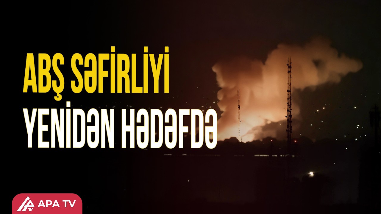 Bağdadda ABŞ səfirliyi dron hücumlarına məruz qaldı | APA TV