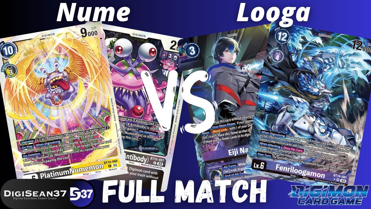 Numemon VS Loogamon | Digimon Card Game | BT15 Exceed Apocalypse