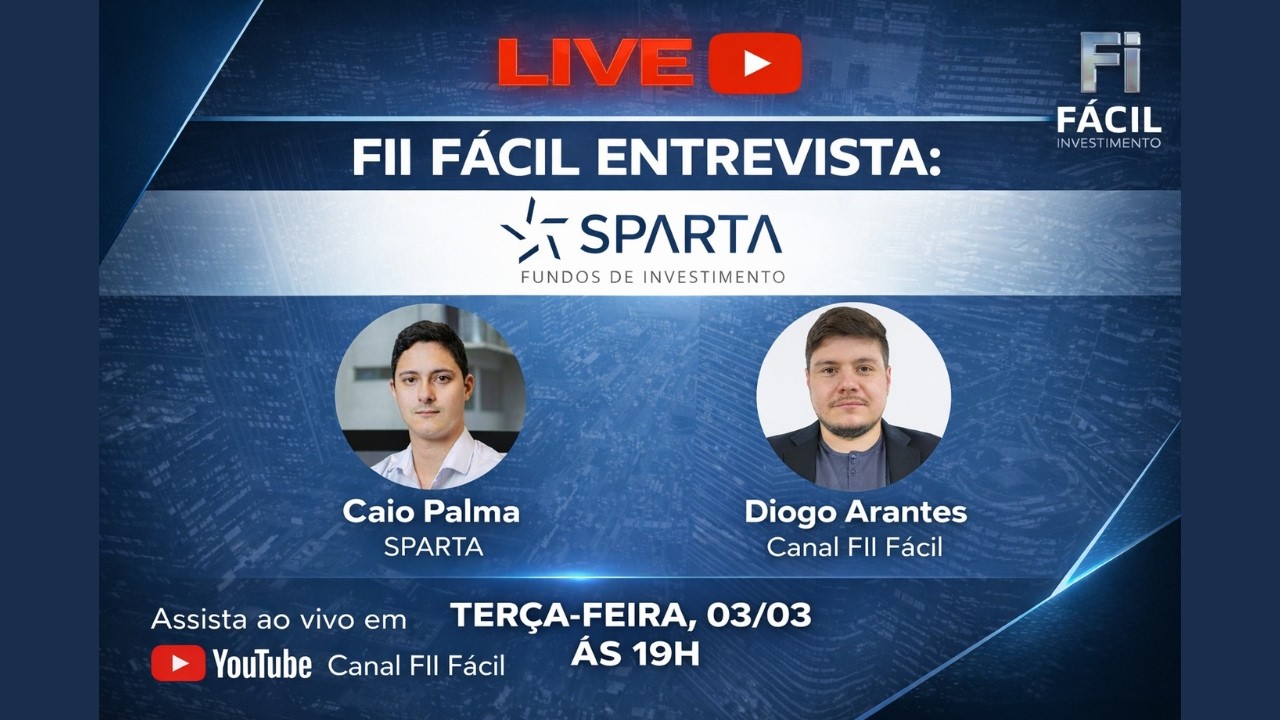 FI Infra: LIVE com Caio Palma - SPARTA - CDII11 JURO11