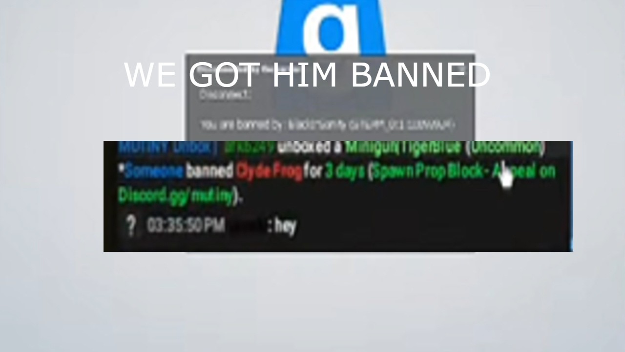 GETTING PEOPLE BANNED IN GMOD RP