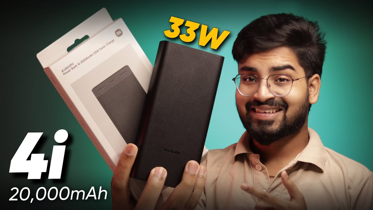Xiaomi Power Bank 4i 20000mAh 33W Unboxing & Review | Phone & Laptop Charging Speed Test
