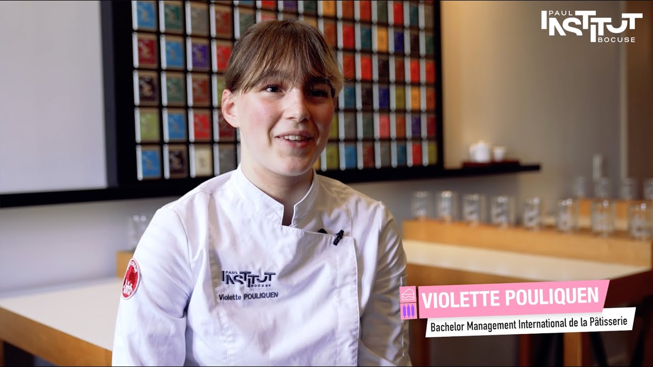 Violette, étudiante en Bachelor Management International de la Pâtisserie