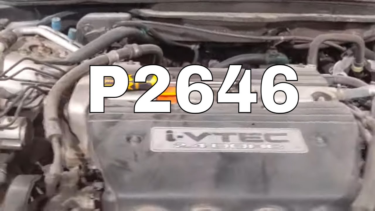 P2646 Honda VTEC исправлена: «Сначала сделайте это»