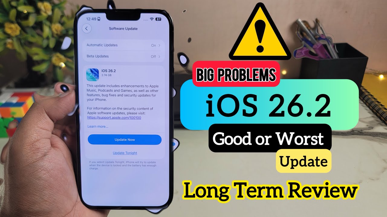 iOS 26.2 Review After 1 Month Later | Big Problems | Good or Worst Update | Long Term Review 