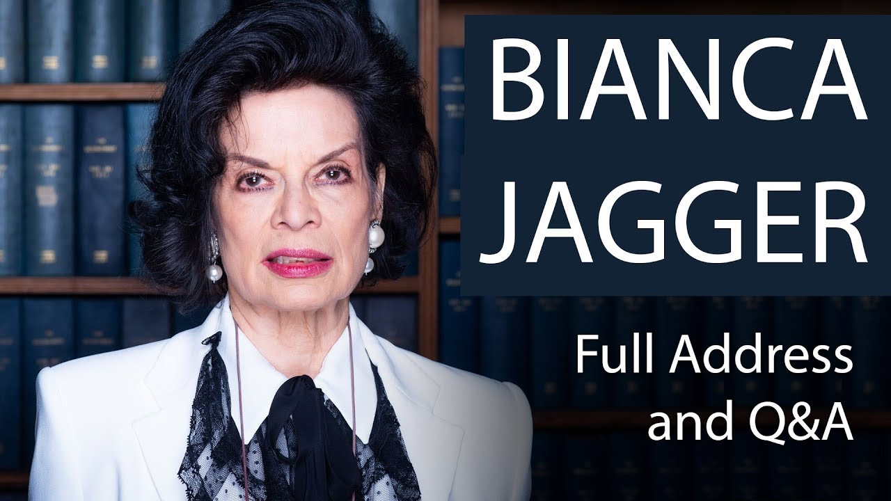 Bianca Jagger | Full Address and Q&A | Oxford Union