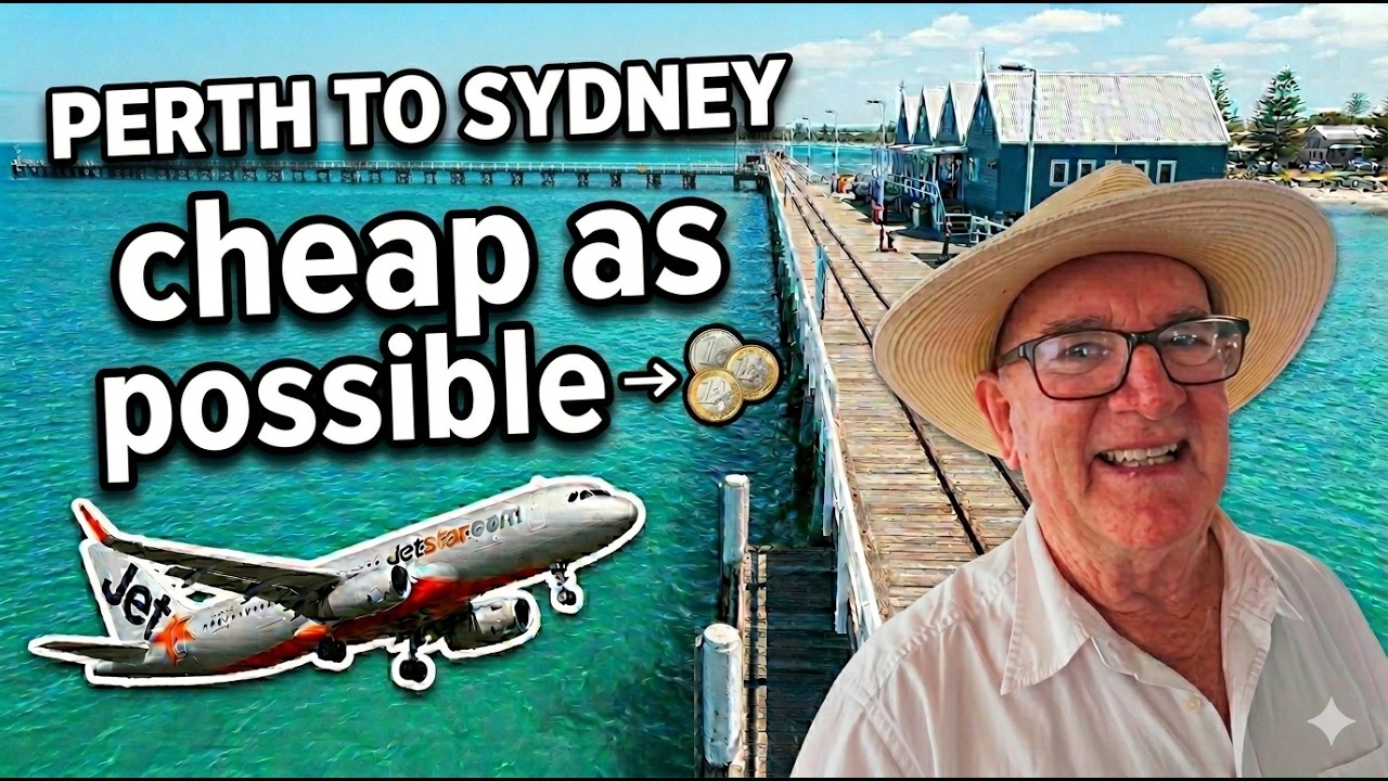 Из Перта в Басселтон на автобусе, затем Jetstar в Сидней, дубль 3
