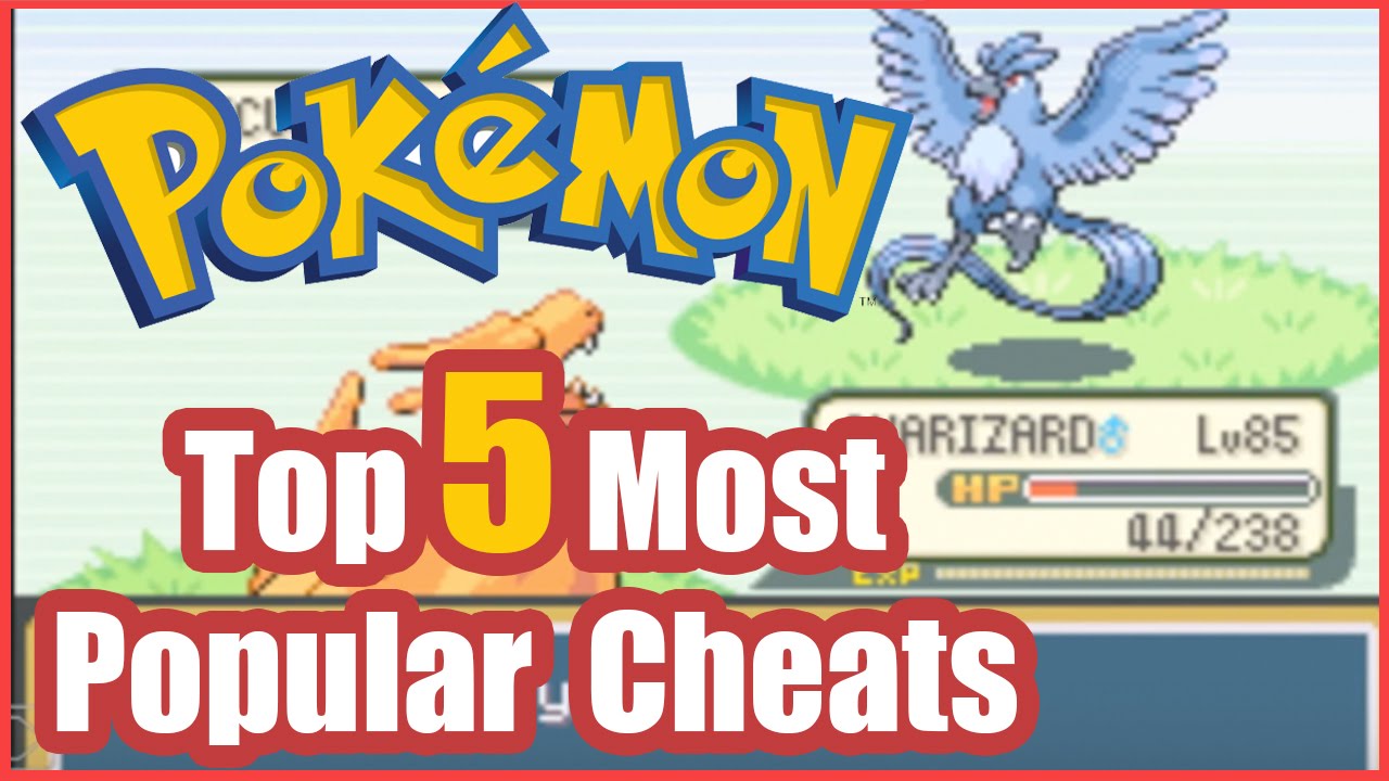 Pokemon FireRed Cheats Top 5 Most Popular