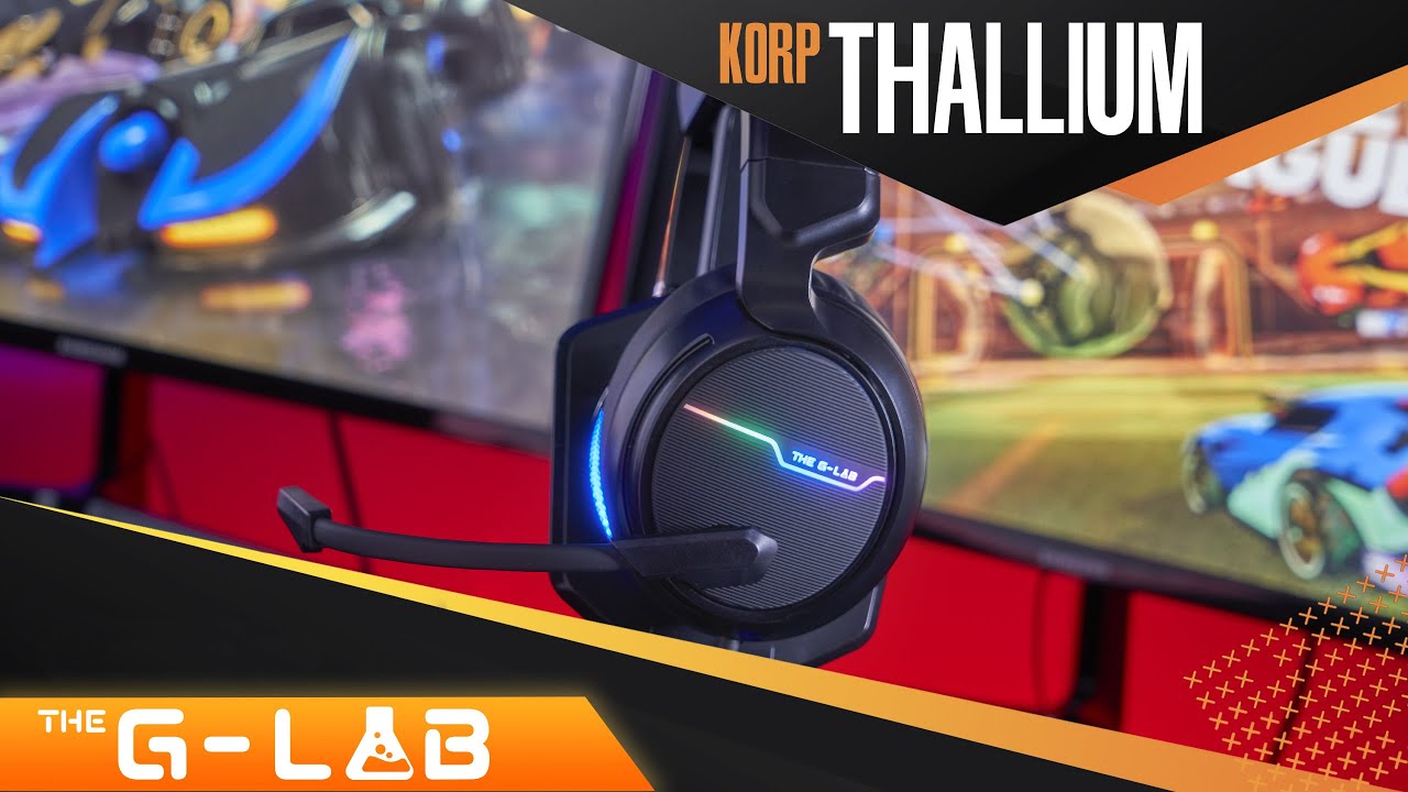 [ES] THE G-LAB Korp Thallium - Cascos Gaming Sonido 7.1 Surround