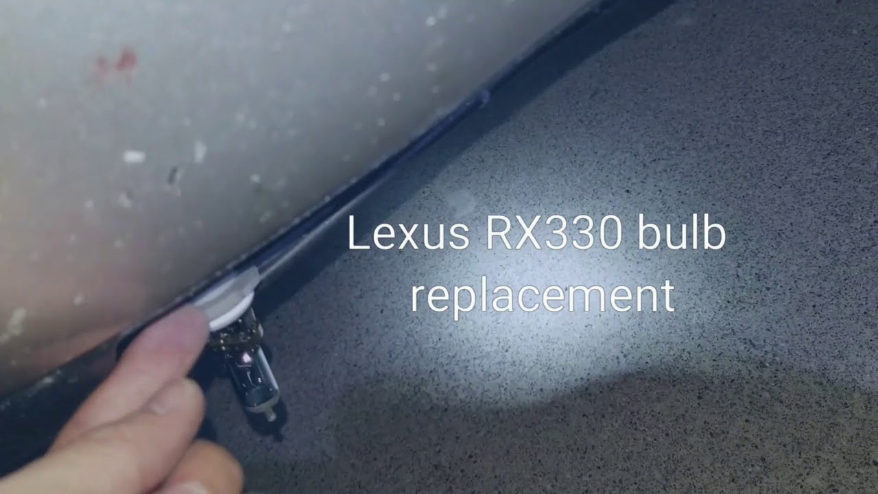Replacement daytime running lights and fog lights Lexus RX330