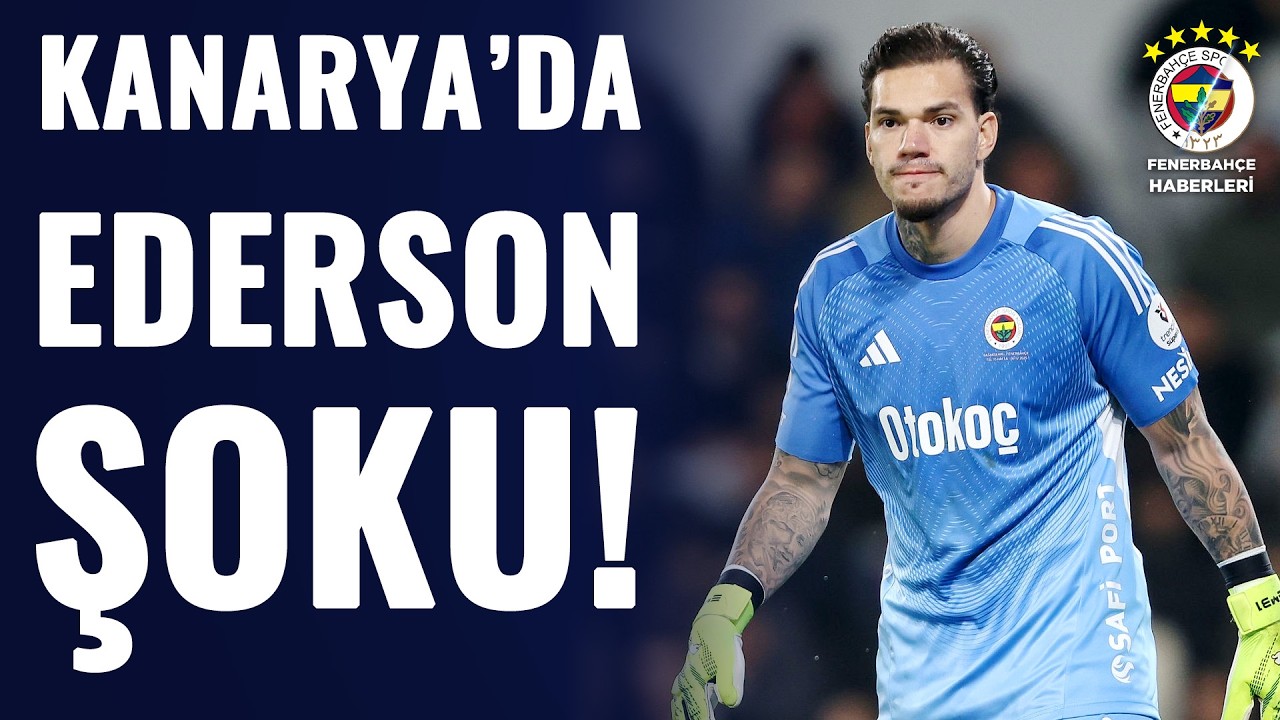 Fenerbahçe'de Ederson Şoku | Ederson Ne Kadar Sahalardan Uzak Kalacak Tedesco Açıkladı!