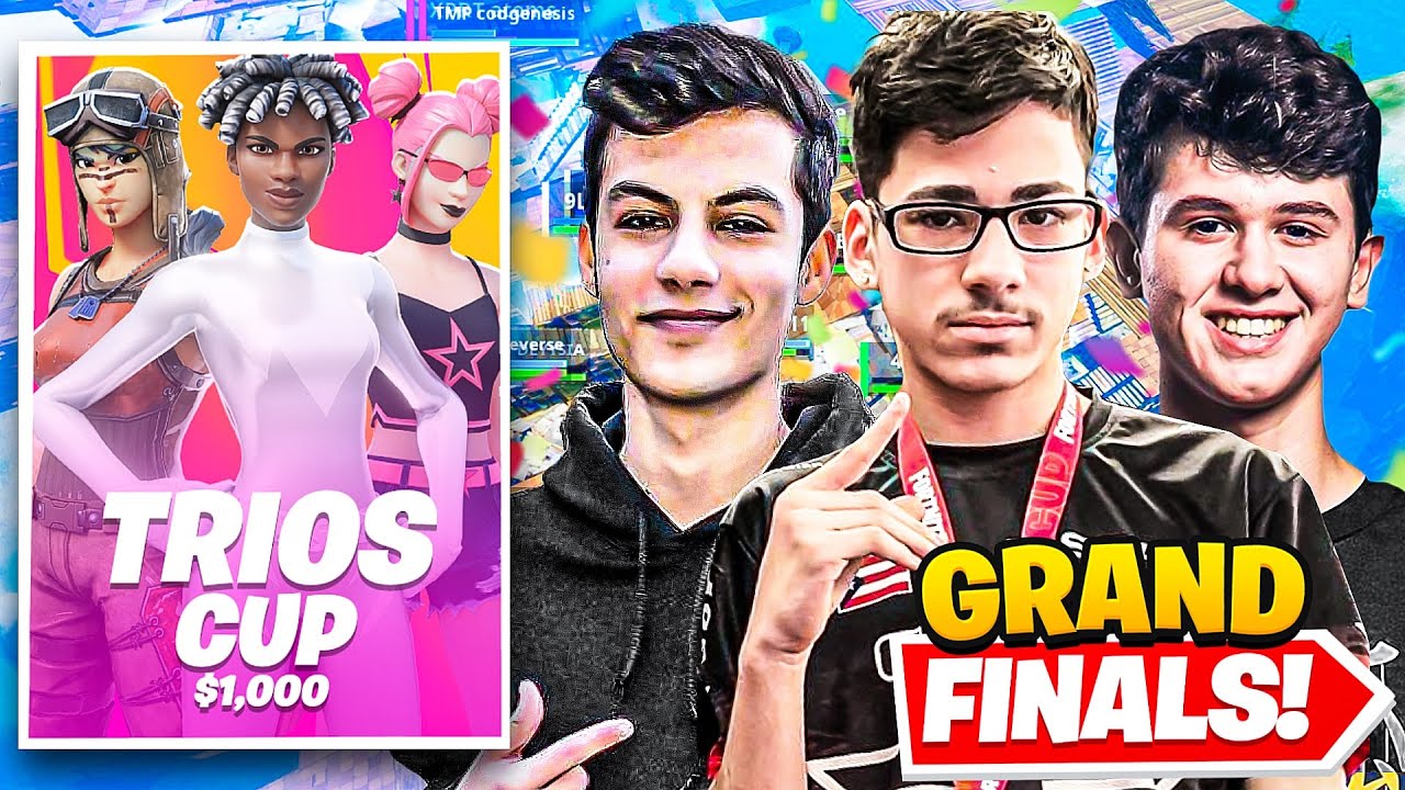 I Hosted GRAND FINALS for $1,000 TRIOS Tournament in Fortnite (ft. Bugha, Clix, FaZe & more!)