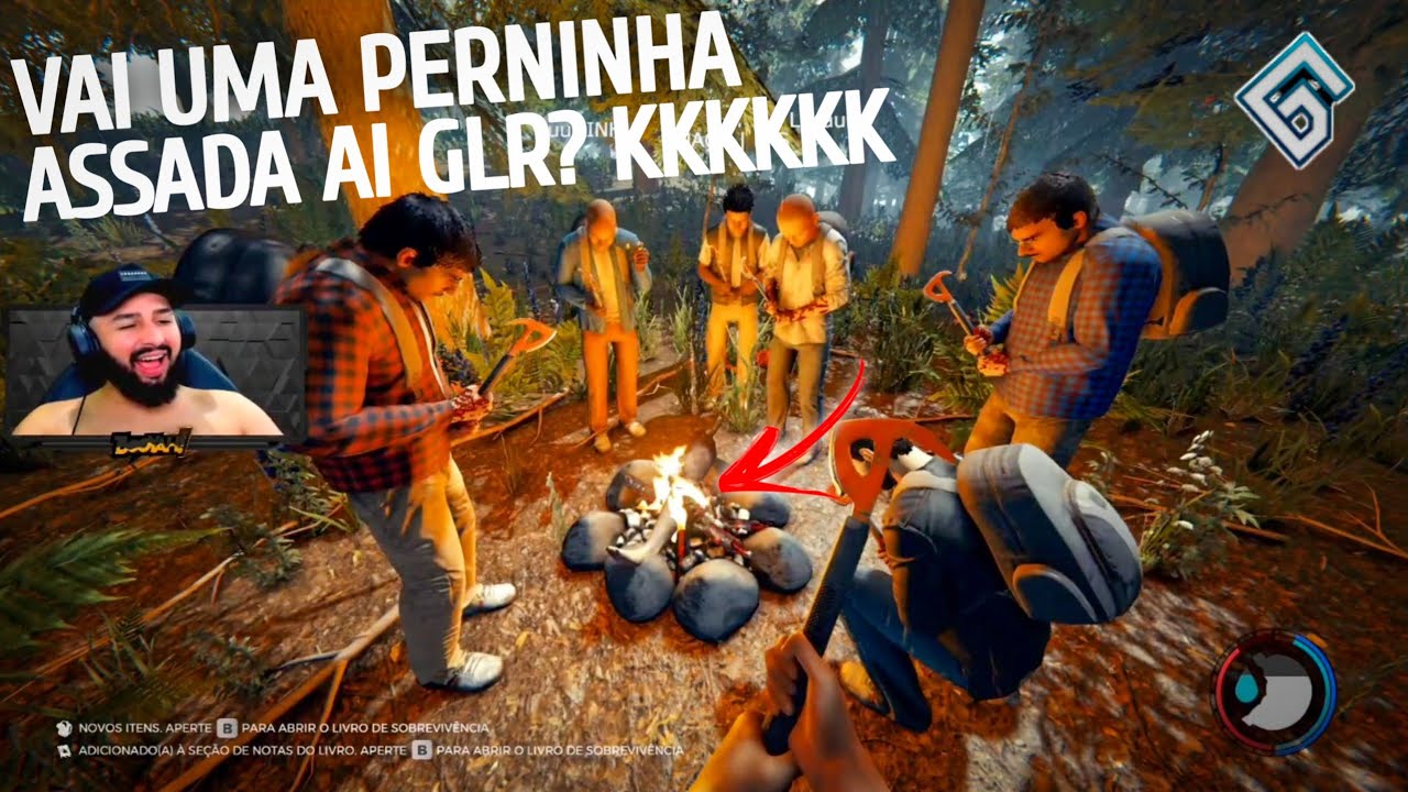LIIPINHO JOGANDO THE FOREST Com os Mlk do Jaga #1