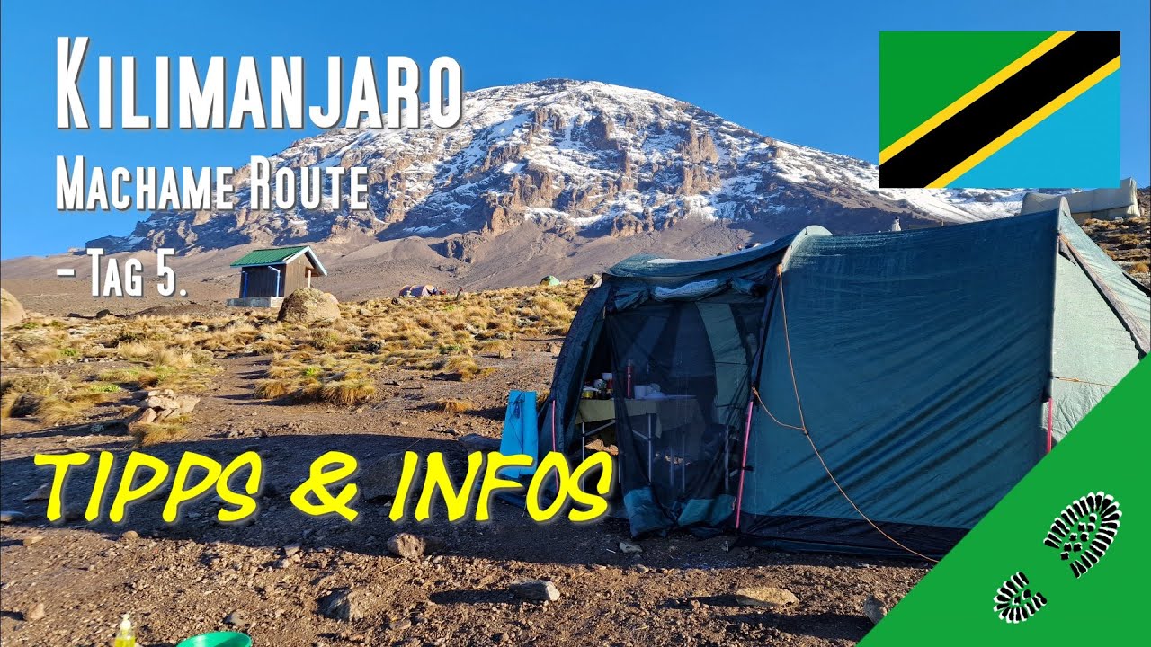 Kilimanjaro Tag 5. Karanga bis Barafu Camp. Tipps & Infos zu Temperatur, Notfall und Medicalcheck.