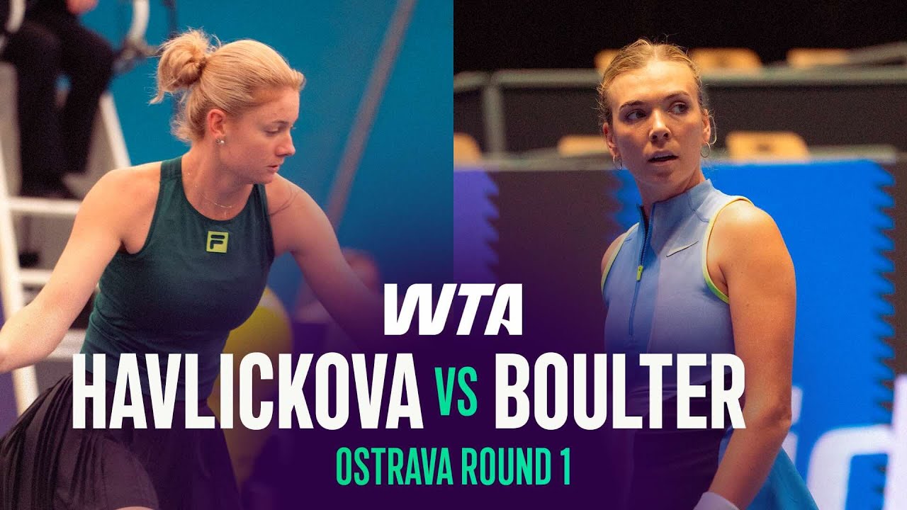 Lucie Havlickova vs. Katie Boulter | 2026 Ostrava Round 1 | WTA Match Highlights