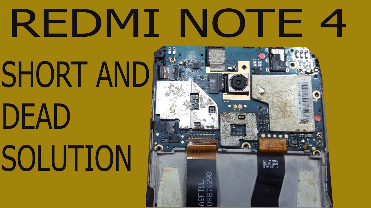 REDMI NOTE 4 FULL SHORT HALF SHORT SOLUTION