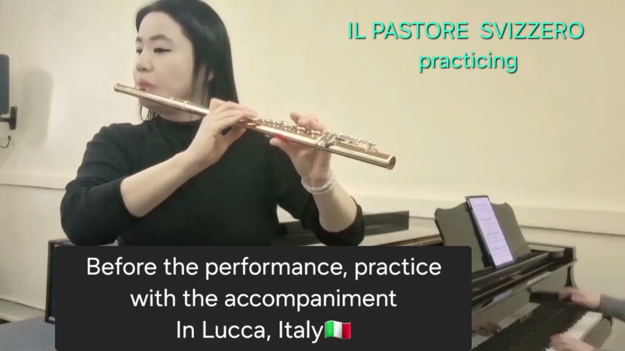 2025.🇮🇹IL PASTORE SVIZZERO플루트연주/flutist:Ryu Ji Youn 유지연/Italy❤️#practicing #flute