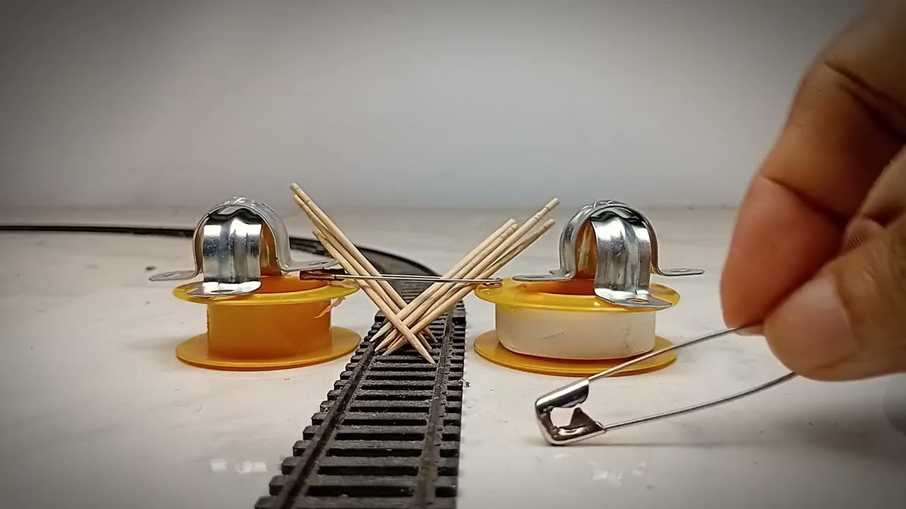 What Happens When a Toy Train Hits a Giant LEGO Wall? 