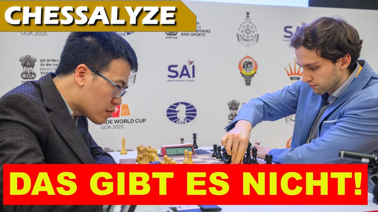 Ich ertrage das nicht! | Liem Le vs Donchenko | FIDE World Cup 2025 Runde 5 Partie 2