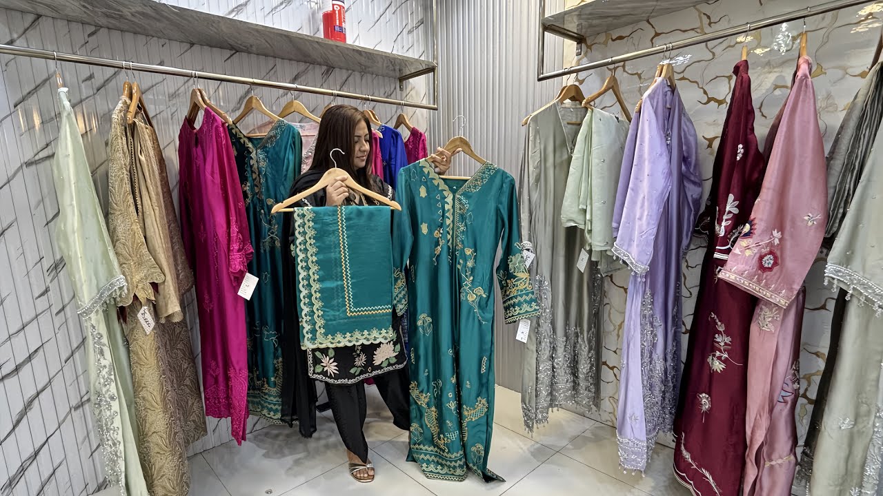 New Arrival ✨ Sheesha Silk Embroidered Suits | Luxury Lawn & Kaftan Collection |Local Market Karachi