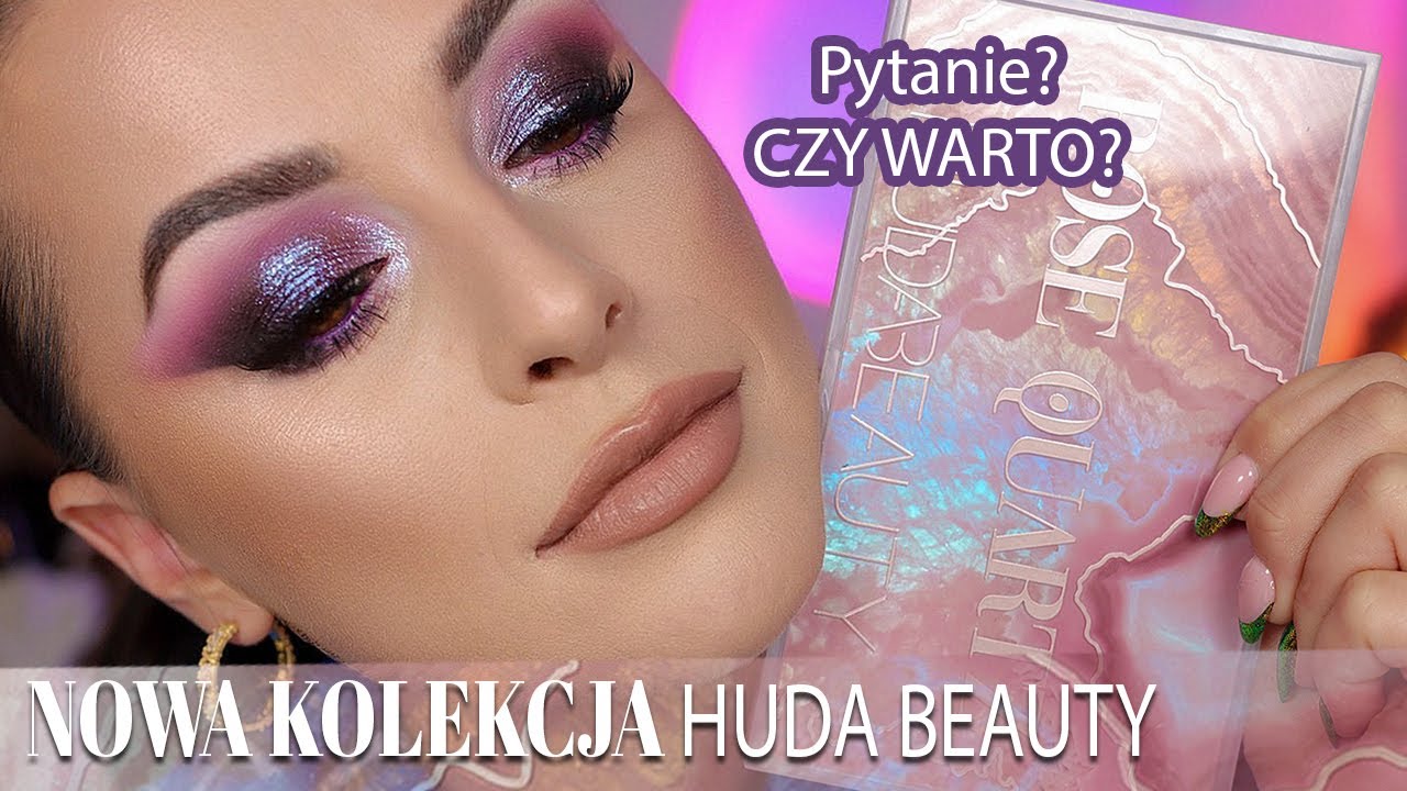 Czy to jest najlepsza chłodna paleta cieni za 315 PLN ? Huda Beauty Rose Quartz Collection