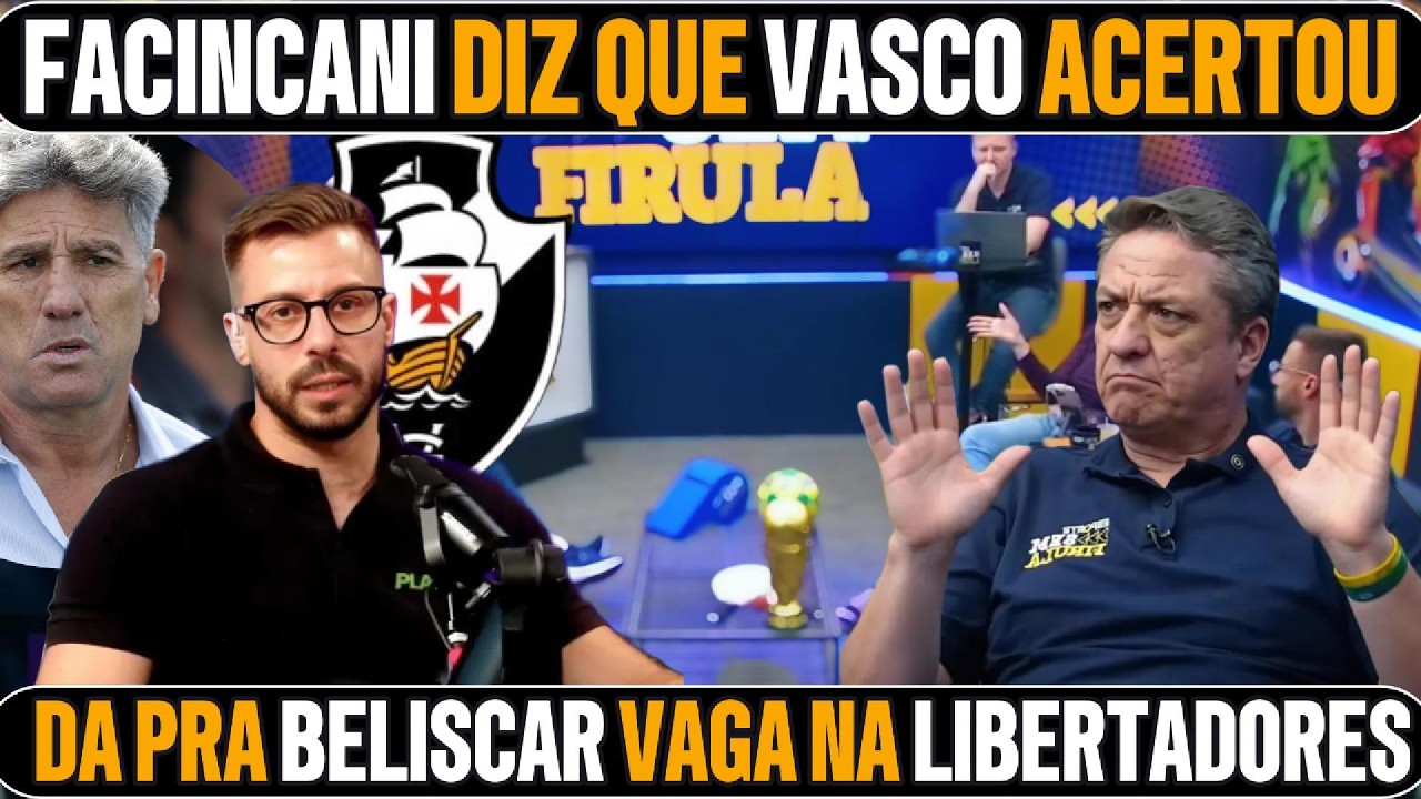 🔥 APOSTA CERTA? COMENTARISTAS EXPLICAM POR QUE RENATO GAÚCHO PODE DAR CERTO NO VASCO