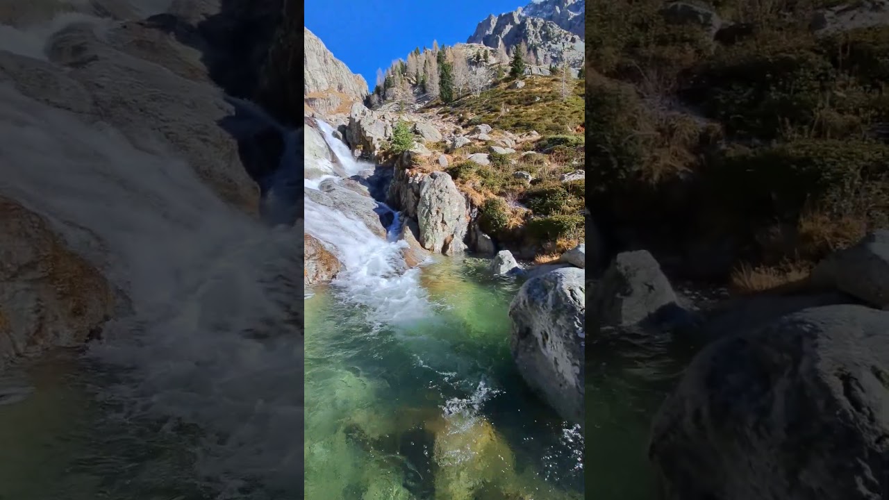 Sur le sentir du lac Autier dans la vall&eacute;e de la Gordolasque