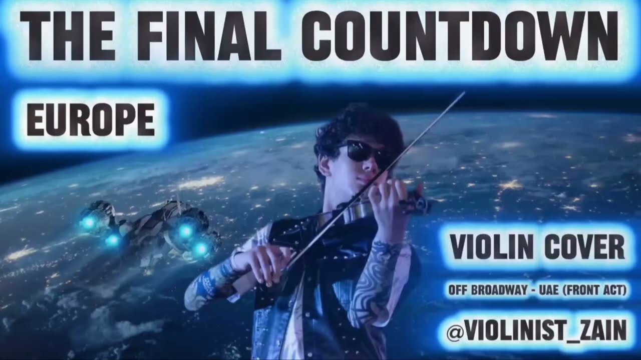 The Final Countdown (Europe): Violin Cover at Off Broadway - UAE 🎻 (Full Video)